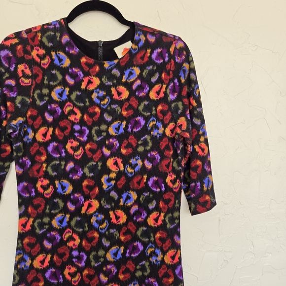 FARM Rio Leopard Multicolored Sleek Jersey Dress